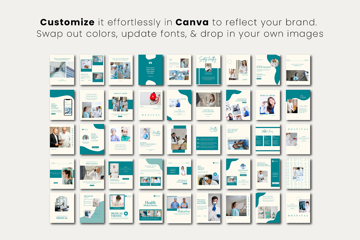 Clinic & Dentist Social Templates preview 2