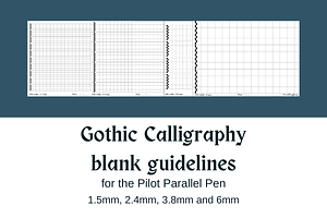 Pilot Parallel Calligraphy Guides