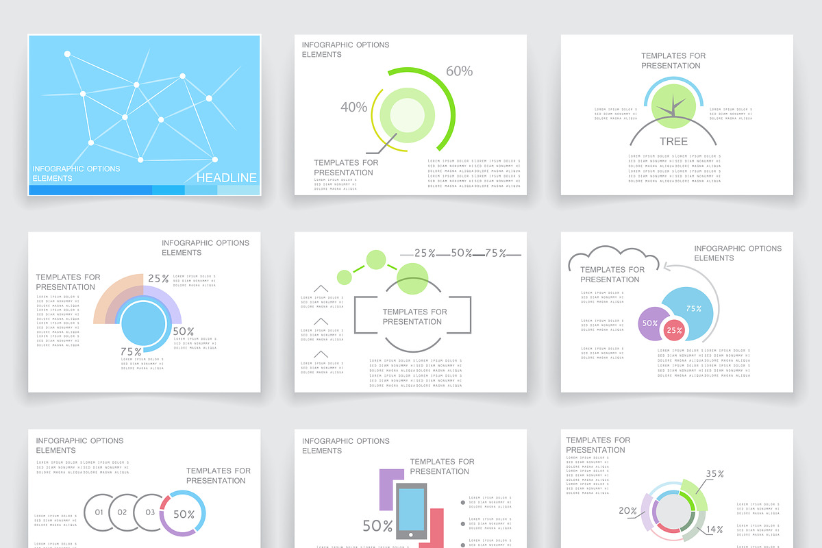 Infographic brochure elements, a Work Illustration by Mechik (Photo 5 of 10)