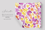 Fantasy Floral Garden Pattern, a Pattern Graphic by SirenaArt (Thumbnail 3 of 12)