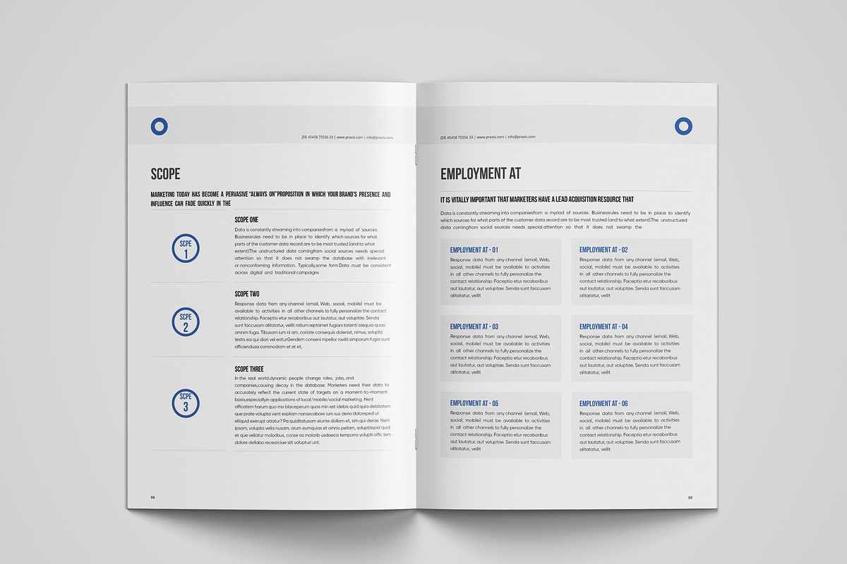 HR / Employee Handbook, a Brochure Template by azadcsstune (Photo 6 of 11)