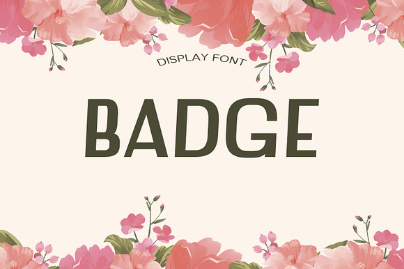 Badge Summer Font preview 4