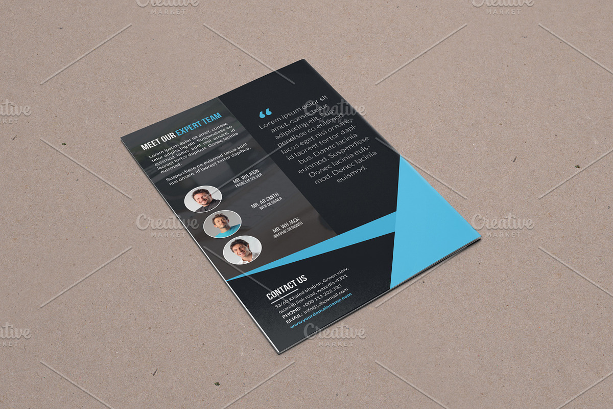 Corporate Bi-Fold Brochure Template, a Brochure Template by Alice_s (Photo 4 of 8)