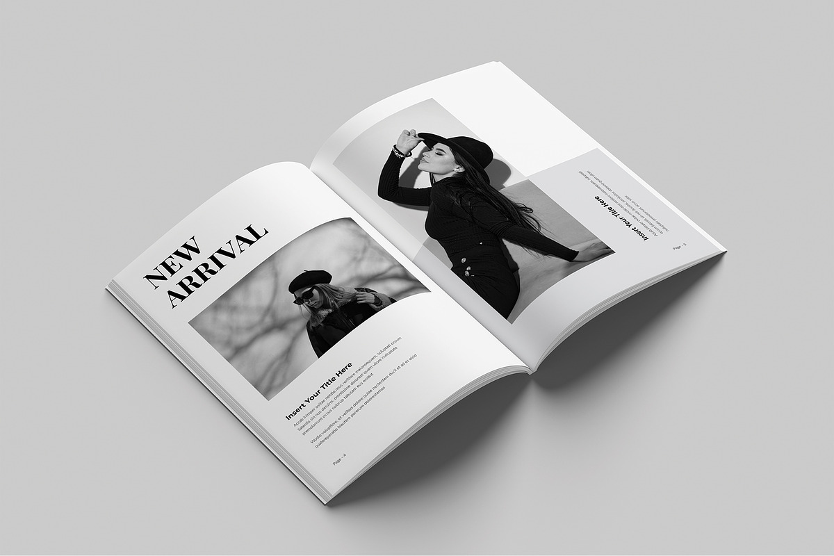 Fashion Magazine Template, a Magazine Template by Cleffon_Graphic_Studio (Photo 10 of 10)