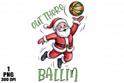 Basketball Santa PNG, an Illustration by Daily.Designs (Thumbnail 1 of 5)