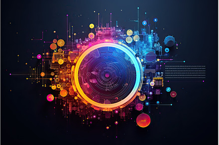 Technology and science background,, an Abstract Photo by Neirfy
