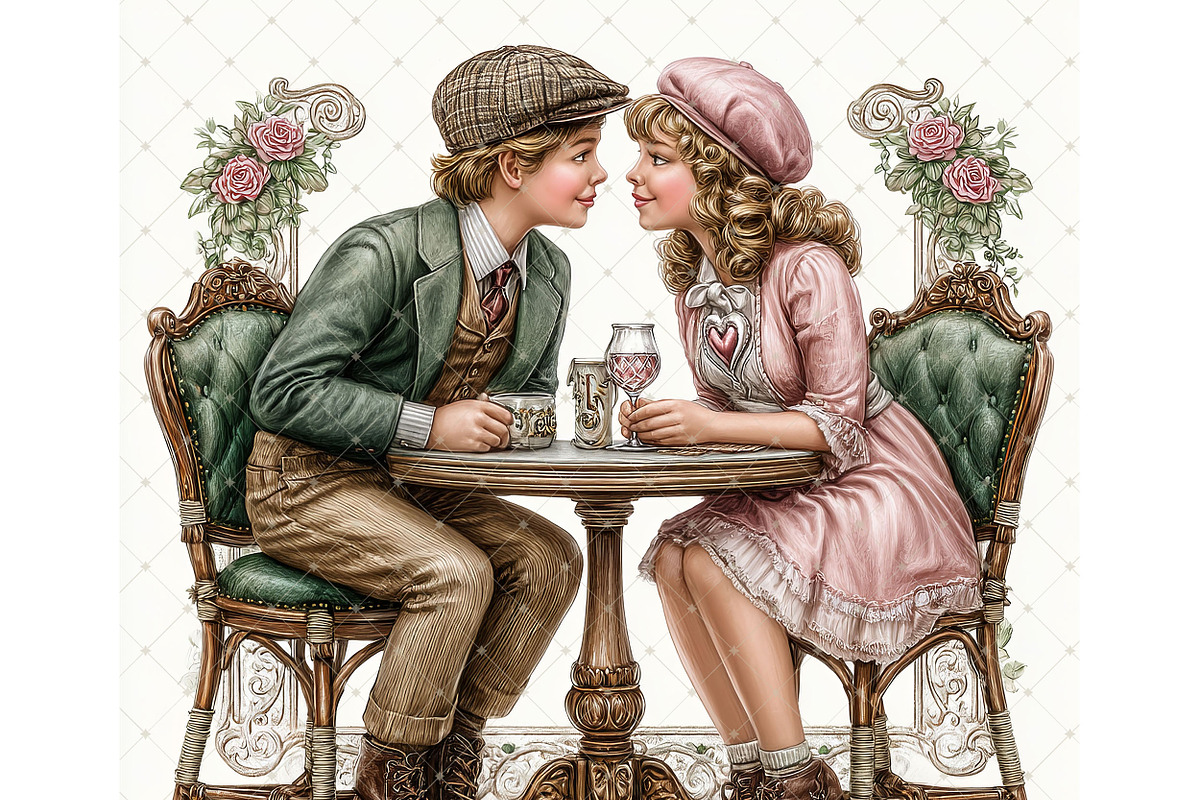 Romance Time Clipart JPG, a Person Illustration by Memories By Lea (Photo 10 of 20)