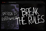 Mayhem - Handwritten Font, a Font by saintricchi (Thumbnail 4 of 6)