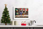 Vintage Black Christmas Wall Art, an Illustration by PrintablesByFranklyn (Thumbnail 8 of 8)