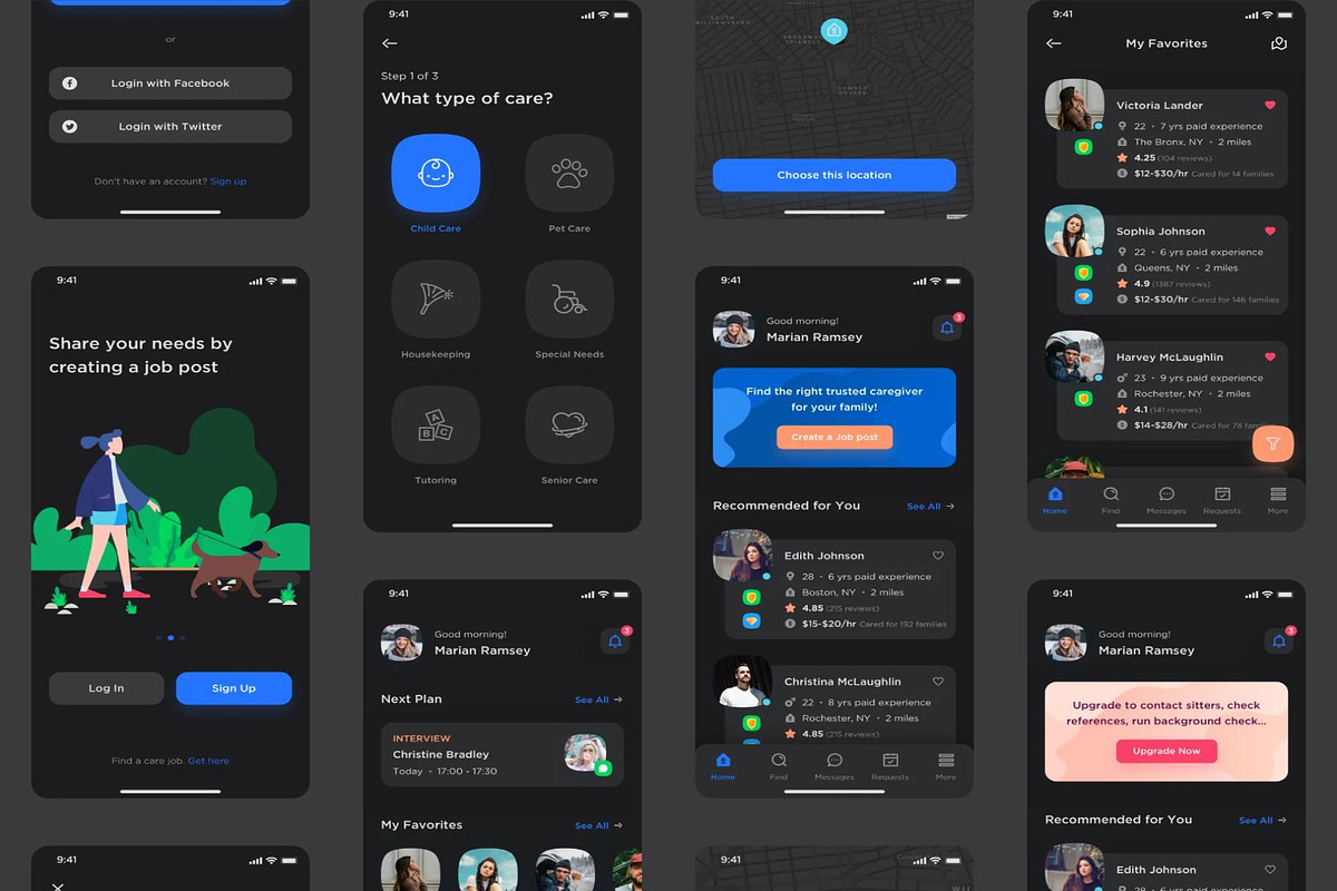 Caren - For Family iOS UI Kit, an UI Kit Template by Creative Perspective (Photo 9 of 10)