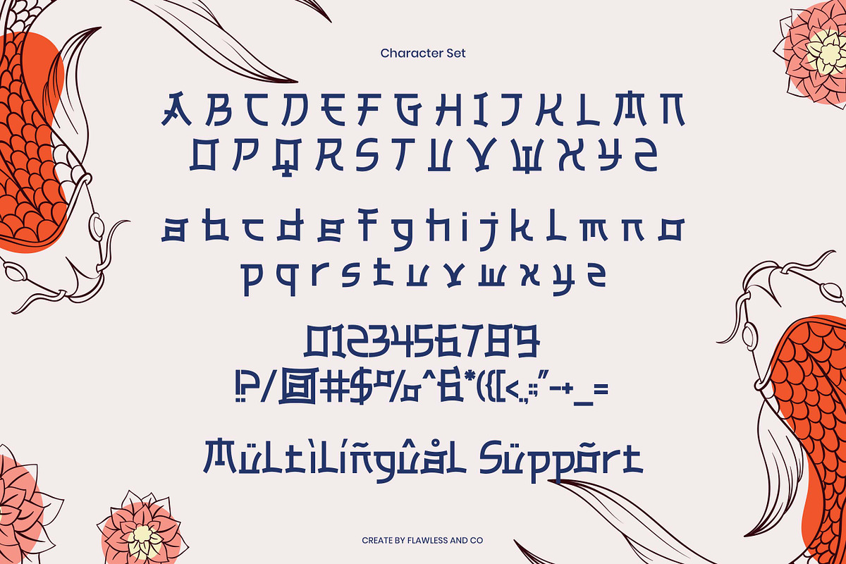 Chimero - Japanese Style Font, a Font by Flawless And Co (Photo 9 of 10)