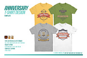 Anniversary T-Shirt Design, a Templates & Theme by The Design For Co. (Thumbnail 1 of 9)