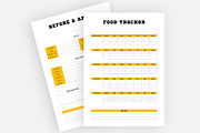 Healthy Lifestyle & Fitness Planner, a Stationery Template by Amit Debnath (Thumbnail 5 of 7)