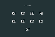 Chosrag - Marker Ligatures Font, a Handwritten Font by Iqsiart Studio (Thumbnail 7 of 8)