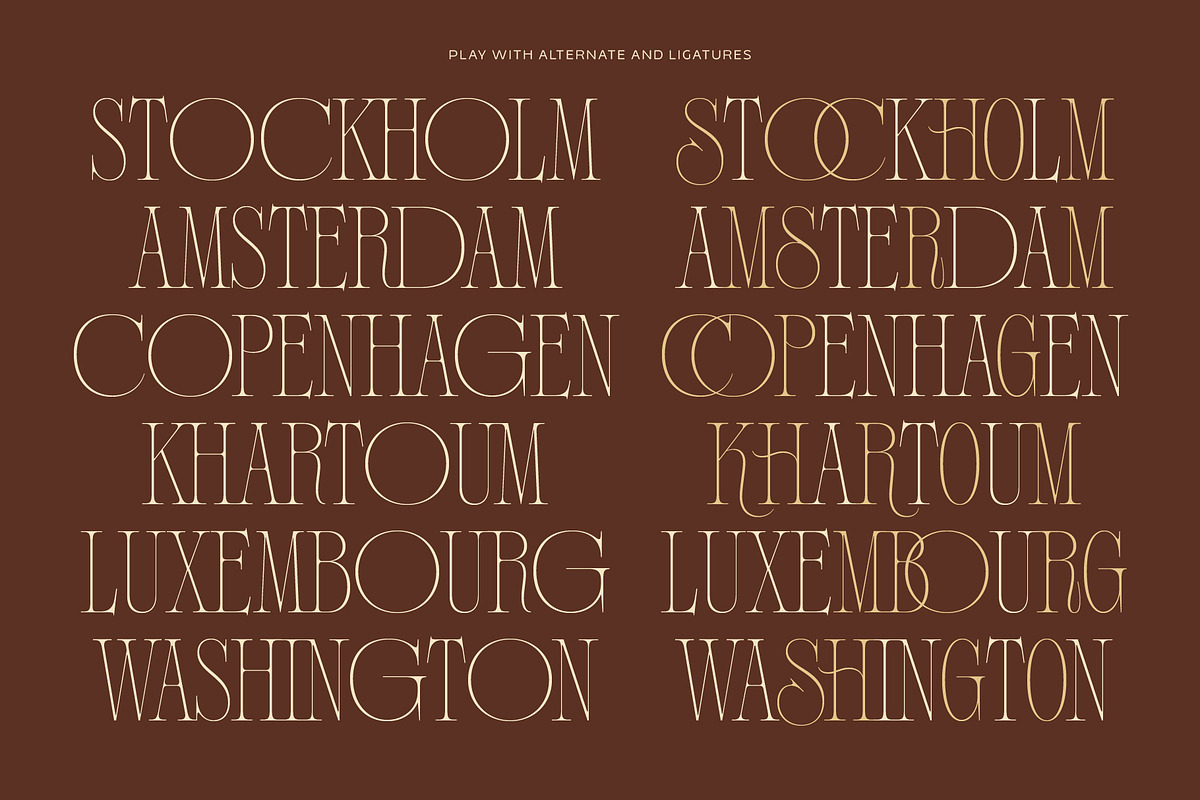 Poltra - Ligature Serif Font, a Serif Font by The Native Saint Club (Photo 13 of 16)