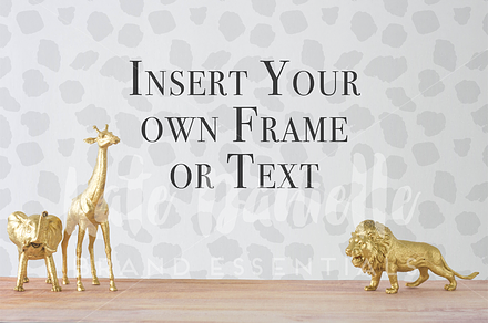 Gold Animal Styled Stock Set, a Photo by Gorgeous Graphics