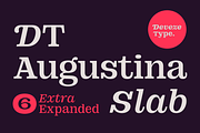 DT Augustina Slab 6 Subfamily, a Slab Serif Font by Deveze Type Foundry (Thumbnail 1 of 30)