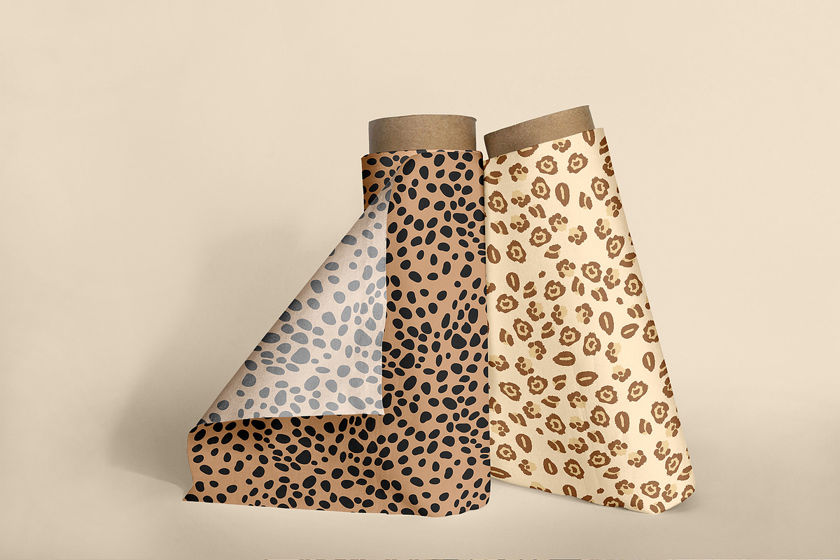 Fabric Rolls Mockup | Layered, a Product Mockup by bazarova (Photo 5 of 9)