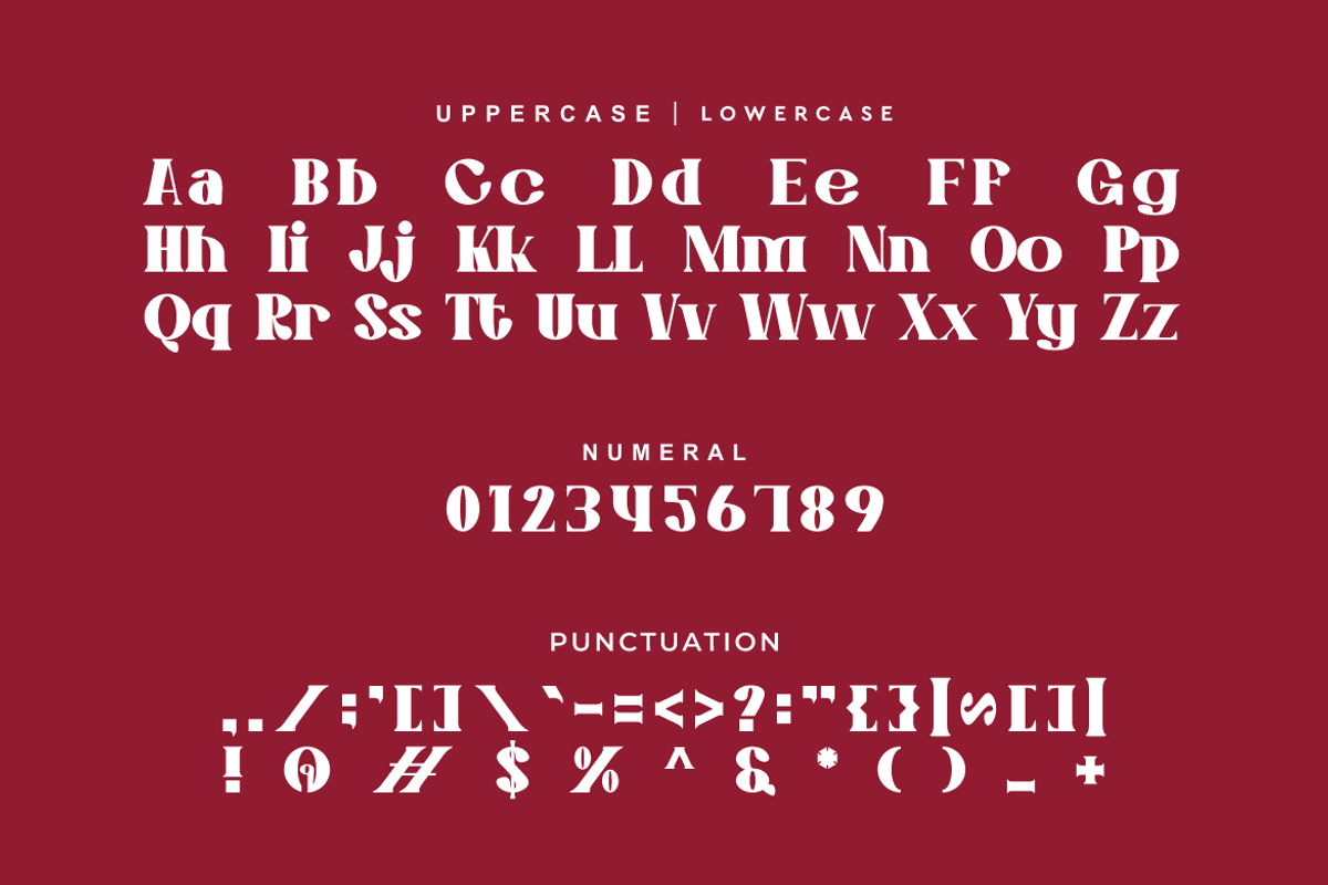 Sregko - Retro Ligatures Font, a Serif Font by Iqsiart Studio (Photo 6 of 8)