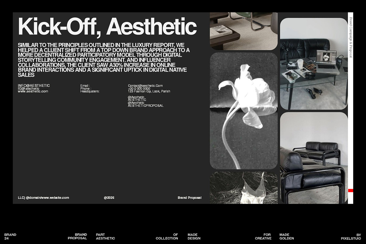 Aesthetic Brand Proposal Template, a Presentation Template by GoldenPixelStudio (Photo 11 of 12)