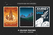 Set of Space Posters, a Poster Template by DGIM studio (Thumbnail 3 of 8)