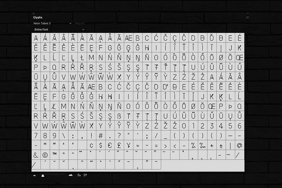 Neon Tubes - Neon Light Font preview 5