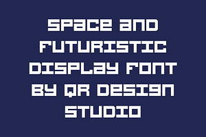 Space Rosius - Tech & Digital Font