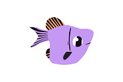 Cute Mediterranean Sea Life Clipart, a Seasonal Illustration by the_myro (Thumbnail 6 of 6)