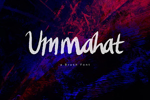 Ummahat - Brush Font