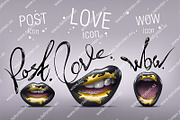 Realistic Black Sexy Lips, an Illustration by Defonten's Art Gallery (Thumbnail 1 of 3)