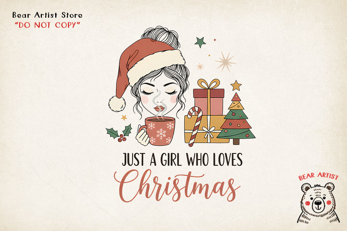Retro Christmas Hand-drawn PNG, a Graphic by GlitterCraft (Photo 57 of 101)