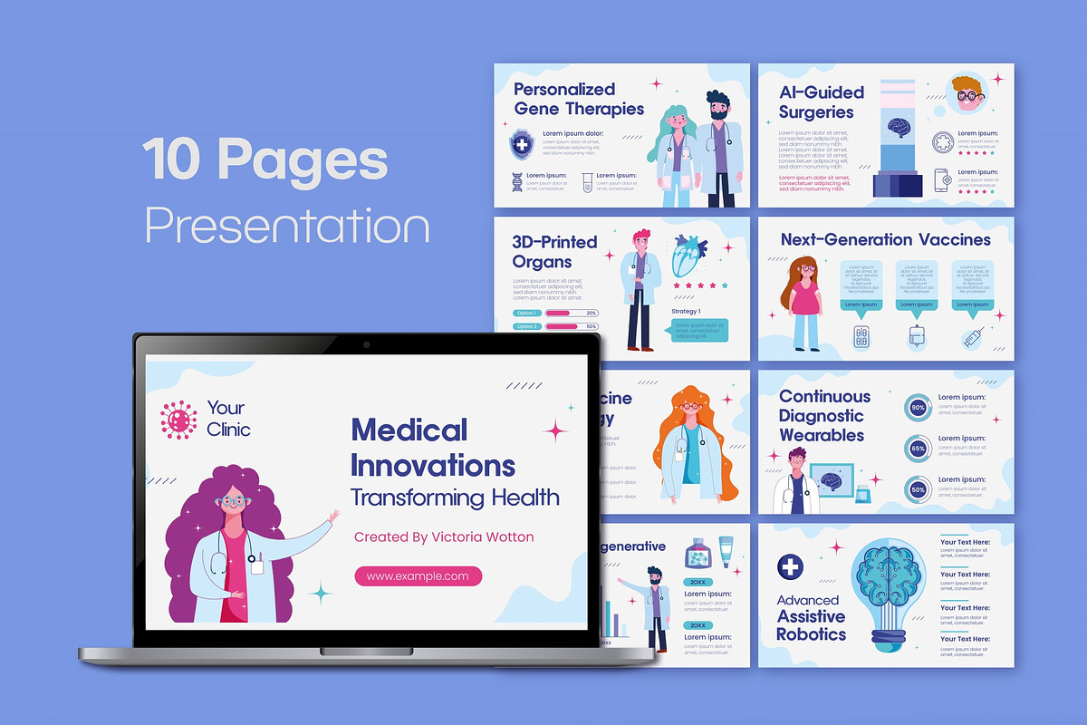 Innovations In Medicine Presentation, a Templates & Theme by studiogstock (Photo 4 of 4)