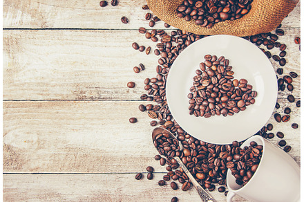 coffee bean. a Cup of coffee, a Food & Drink Photo by yanadjana