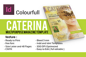 CATERINA MAGAZINE, a Magazine Template by Orlin