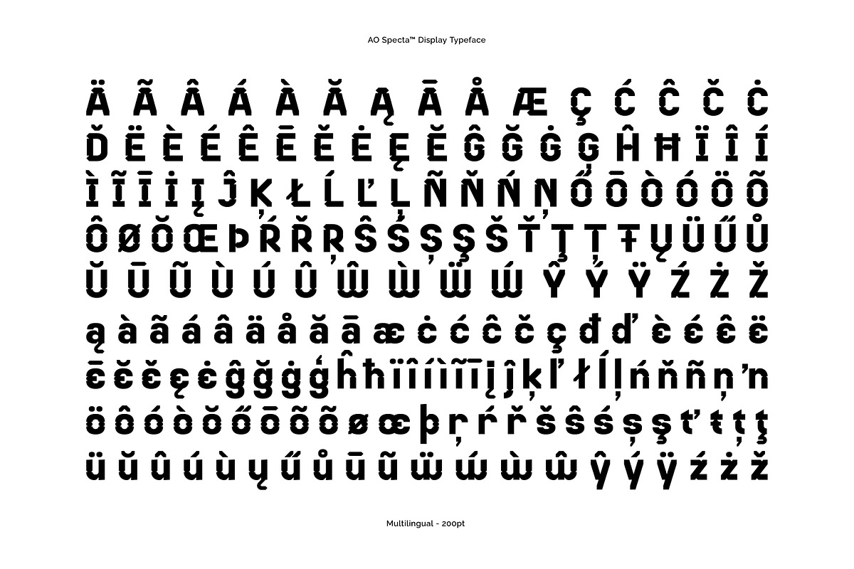 AO Specta - Display Typeface, a Sans Serif Font by OwunStudio (Photo 8 of 15)