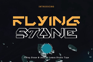 Flying Stone - Futuristic Display