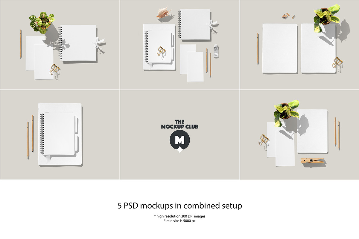 STATIONERY/NOTEBOOK MOCKUPS, a Books & Magazine Mockup by MCKP*ME (Photo 13 of 14)