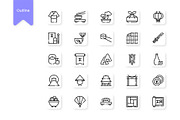 Japanese culture Icons, a Duotone Icon by HacaStudio (Thumbnail 2 of 3)
