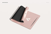 PU Leather Yoga Mat Mockup Set, a Product Mockup by creatsy5 (Thumbnail 8 of 13)