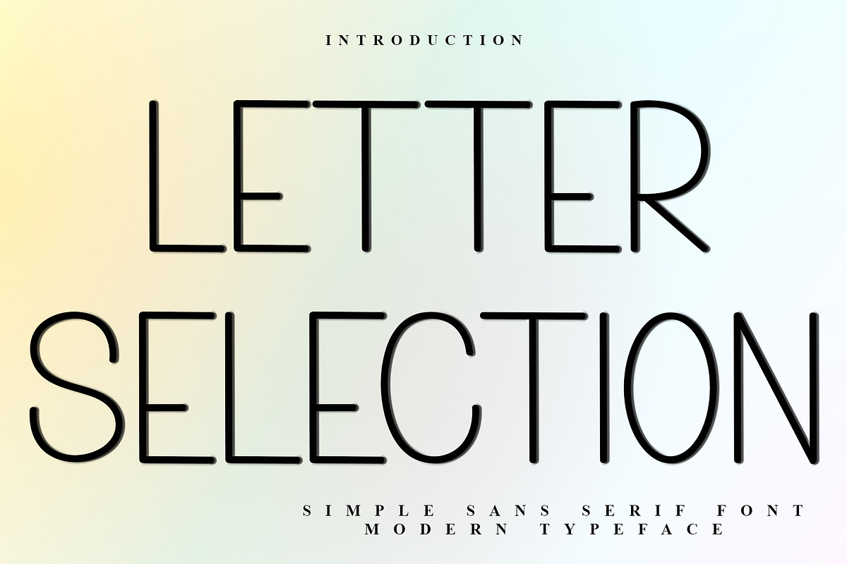 Letter Selection, a Sans Serif Font by FreshTypeINK (Photo 1 of 8)