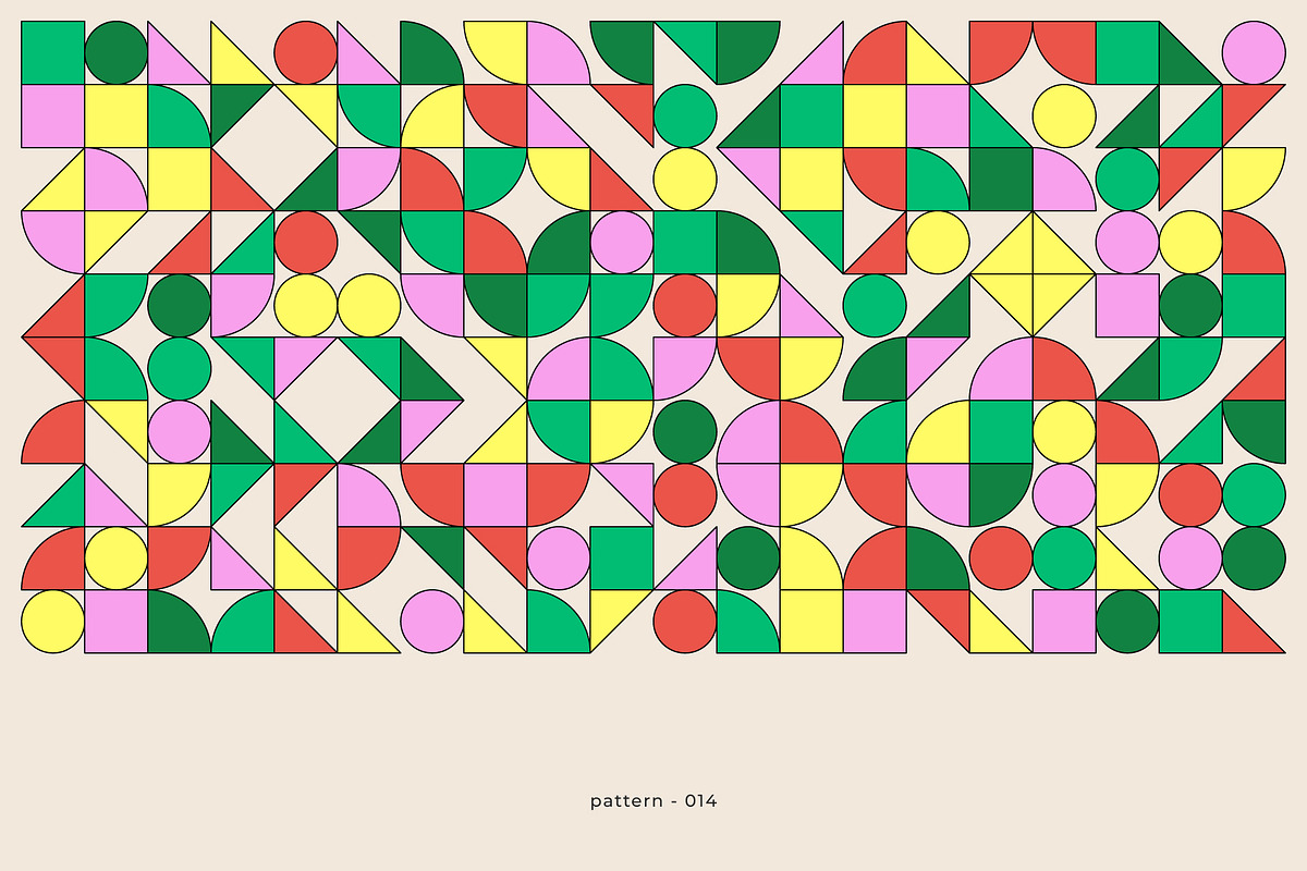 GeoAbstract - 100 Vector Patterns, a Pattern Graphic by Léo Alexandre (Photo 6 of 22)