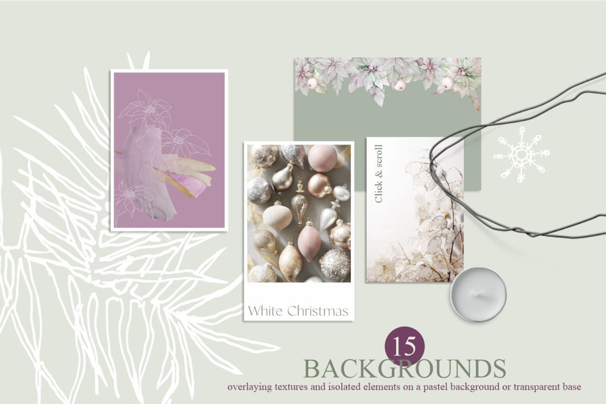 White Christmas, a Decorative Illustration by Collection by VY (Photo 7 of 13)