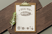 Hand drawn food elements., an Object Graphic by Tkoko vectors & patterns (Thumbnail 4 of 12)