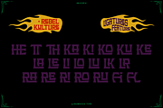 Rebel Kulture + Free Vector Set, a Serif Font by inumocca_type (Thumbnail 8 of 13)