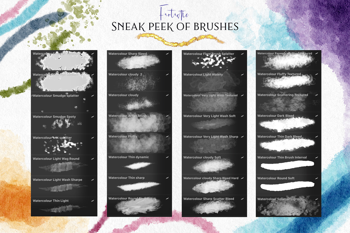 Fantastic Watercolour for Procreate, a Brush Add-On by ArtstudioByKhushbu (Photo 8 of 22)