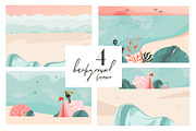 On The Beach, an Animal Illustration by Anastasy_helter (Thumbnail 5 of 11)