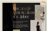 Wix Website Template | Ginger Love, a Wix Template by Turia Avenue (Thumbnail 1 of 5)