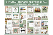 Instagram Post Templates for Airbnb, a Social Media Template by Templatables (Thumbnail 2 of 12)
