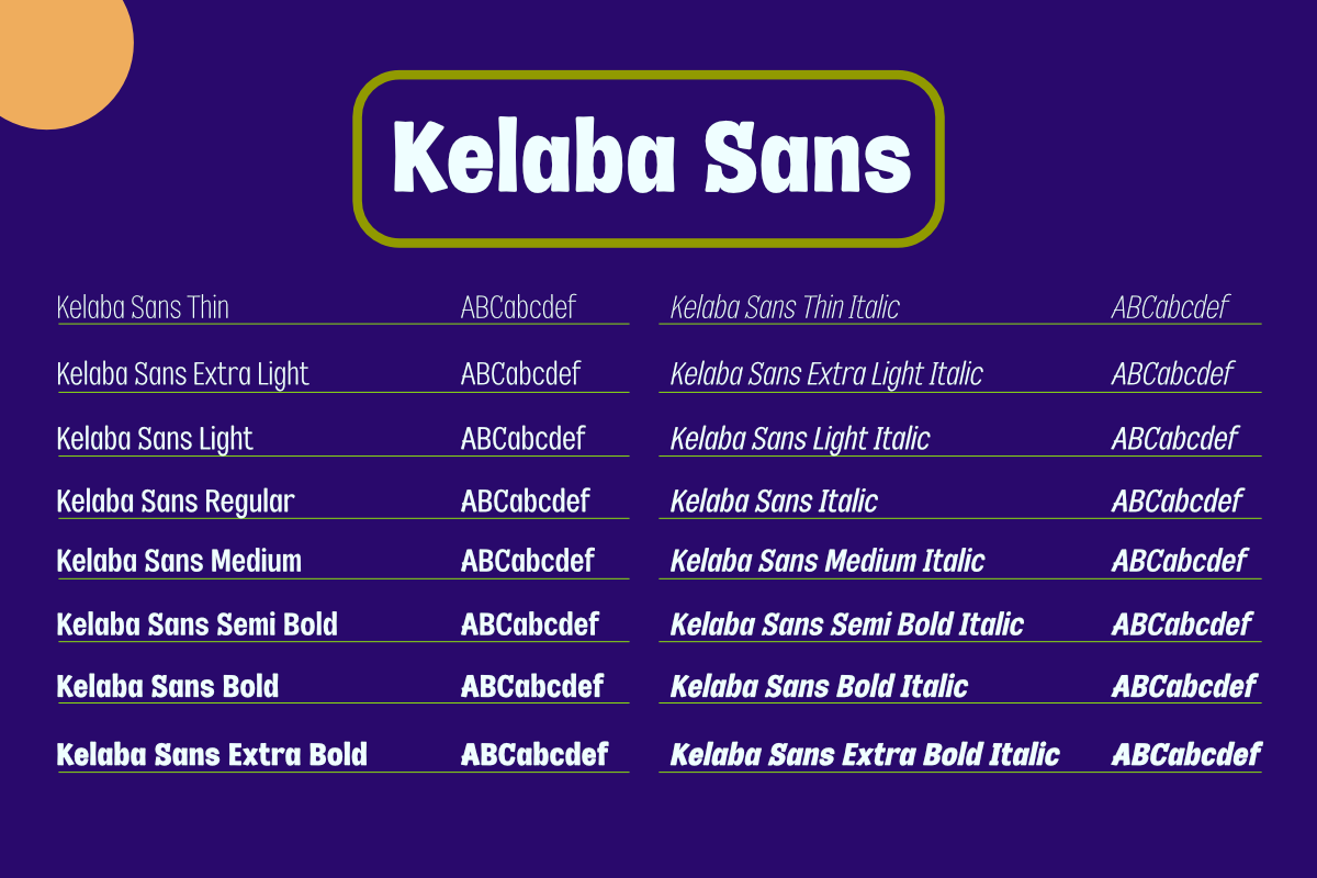 Kelaba Sans, a Font by Differentialtype (Photo 4 of 12)