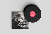 Vinyl Record Cover Mockups, a Packaging Mockup by artimasa (Thumbnail 5 of 7)